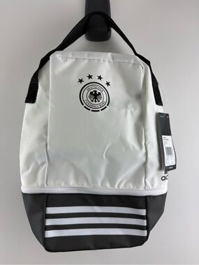 NWT Adidas Germany DFB National Team Soccer Shoe Bag Black White